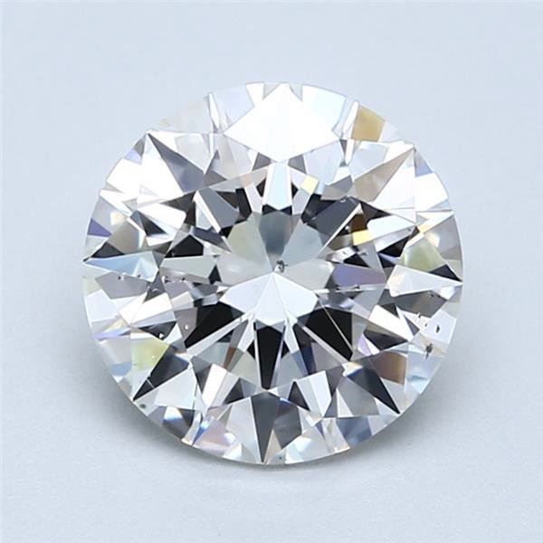 2.01ct G SI1 Rare Carat Ideal Cut Round Diamond