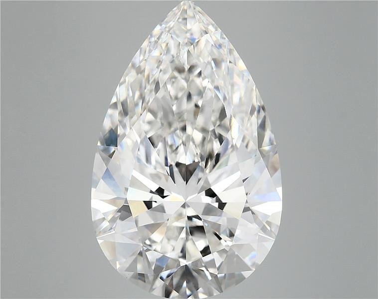 10.20ct F VVS2 Rare Carat Ideal Cut Pear Lab Grown Diamond