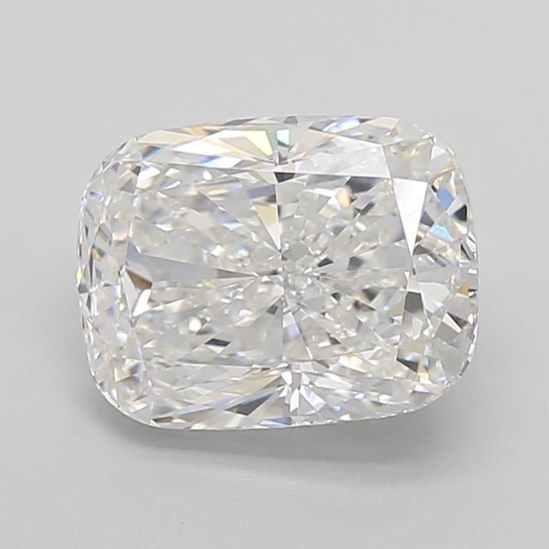 5.01ct E VVS2 Rare Carat Ideal Cut Cushion Lab Grown Diamond