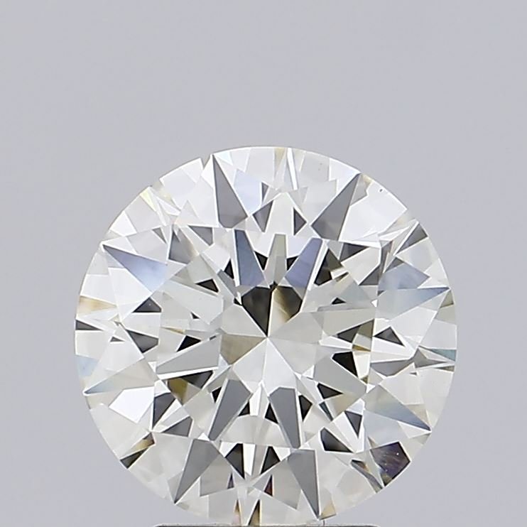 3.07ct J VVS2 Excellent Cut Round Lab Grown Diamond