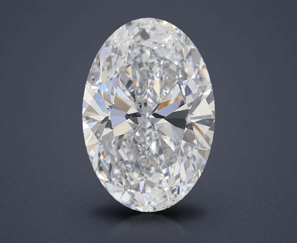 2.50 Carat Oval Lab Diamond