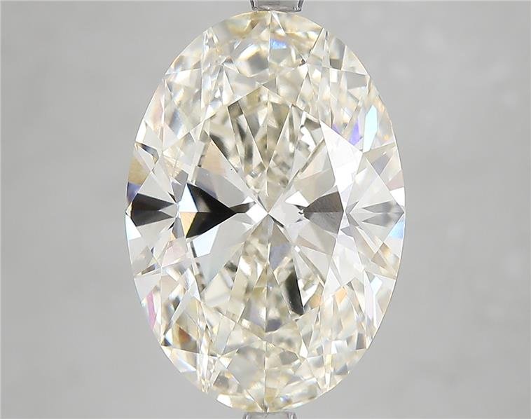 7.03ct J VS2 Rare Carat Ideal Cut Oval Lab Grown Diamond