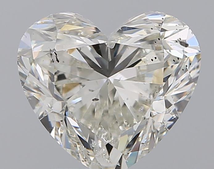 2.01ct J SI2 Rare Carat Ideal Cut Heart Diamond