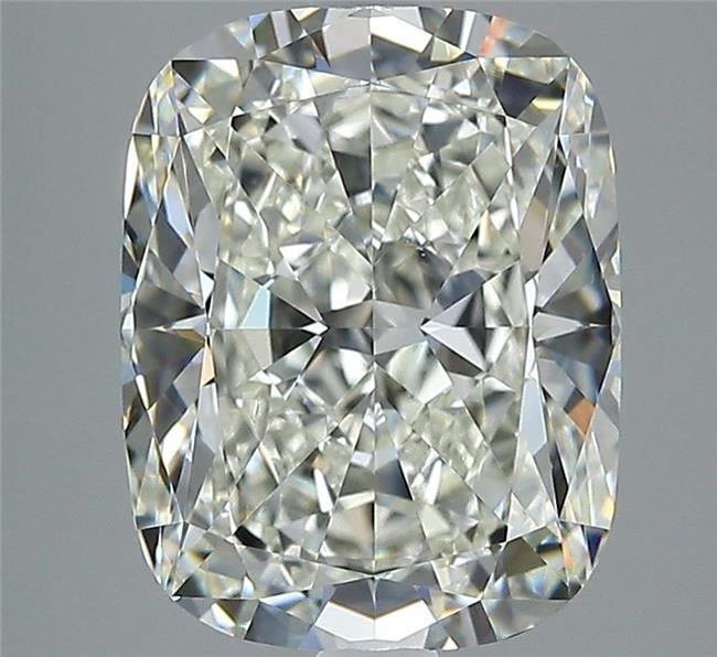 4.03ct K VS2 Rare Carat Ideal Cut Cushion Diamond