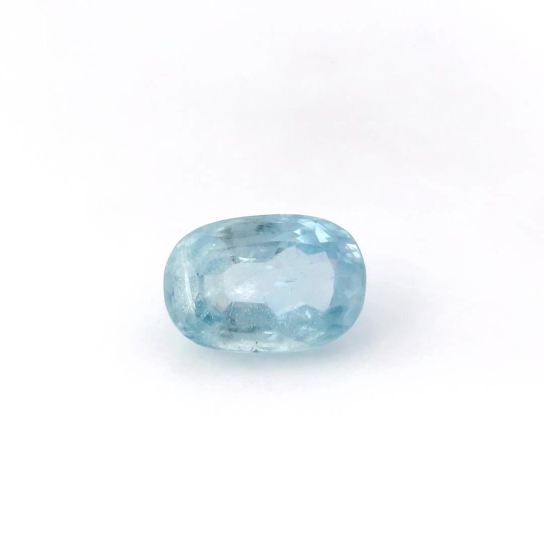 7.43 Carat Blue Cushion Sapphire