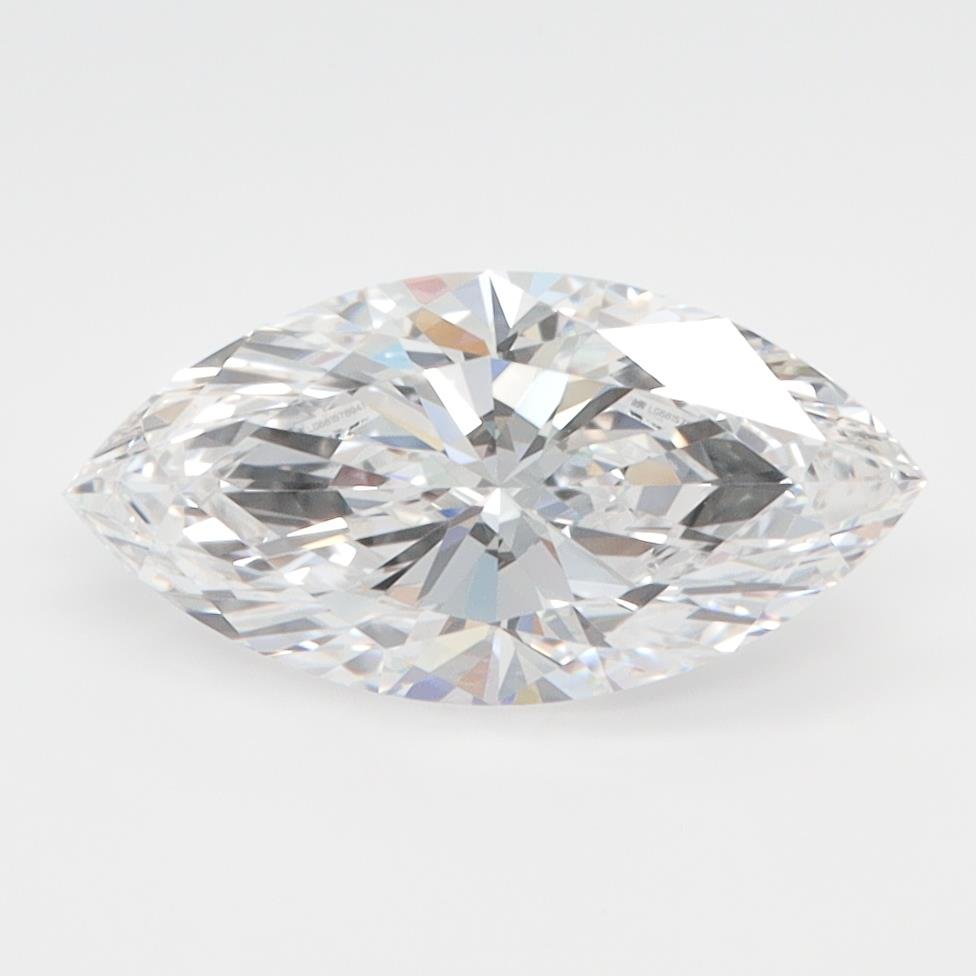 1.58ct D VVS1 Rare Carat Ideal Cut Marquise Lab Grown Diamond