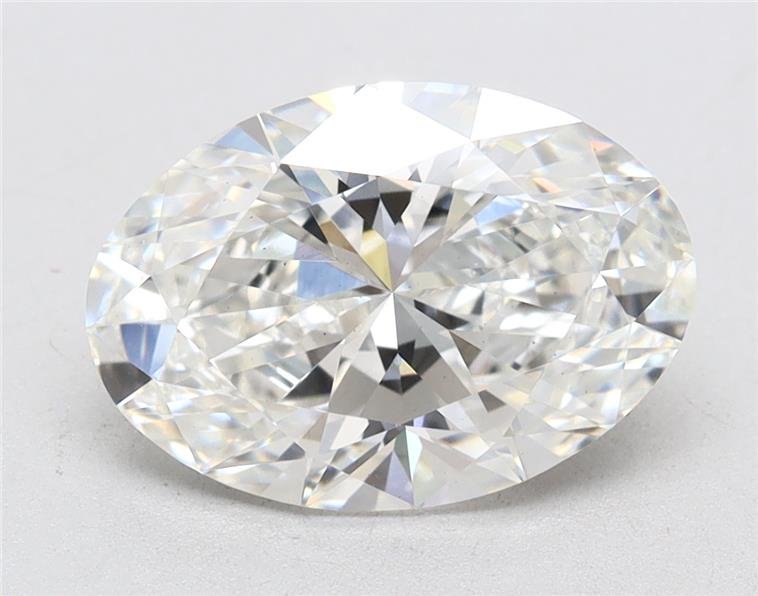 2.09ct F VS2 Rare Carat Ideal Cut Oval Lab Grown Diamond