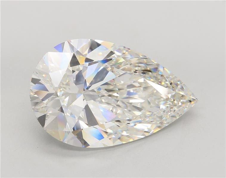30.30ct G VS1 Rare Carat Ideal Cut Pear Lab Grown Diamond