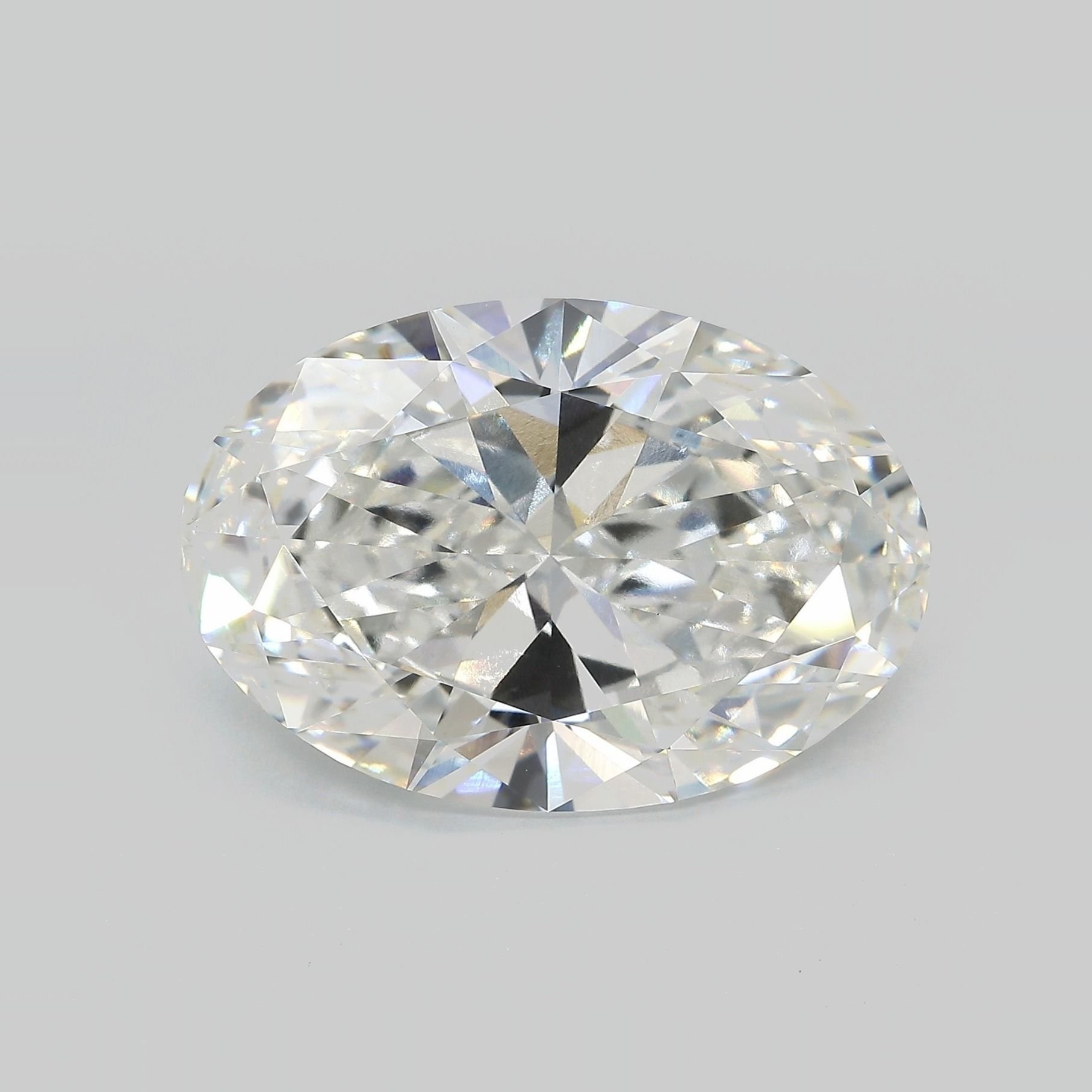 14.04ct F VVS2 Rare Carat Ideal Cut Oval Lab Grown Diamond