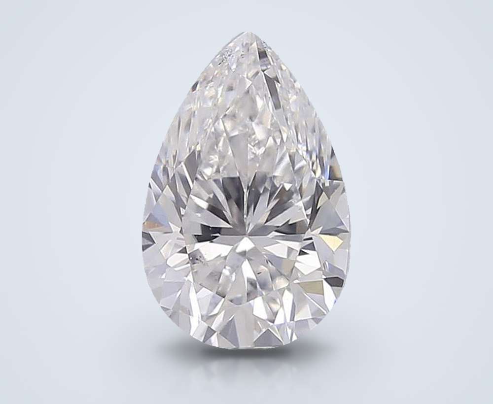 0.63 Carat Pear Lab Diamond