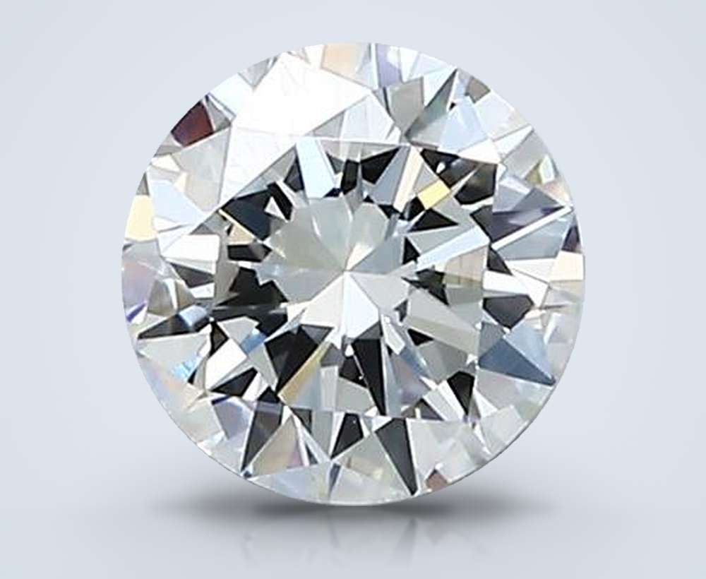 0.59 Carat Round Natural Diamond
