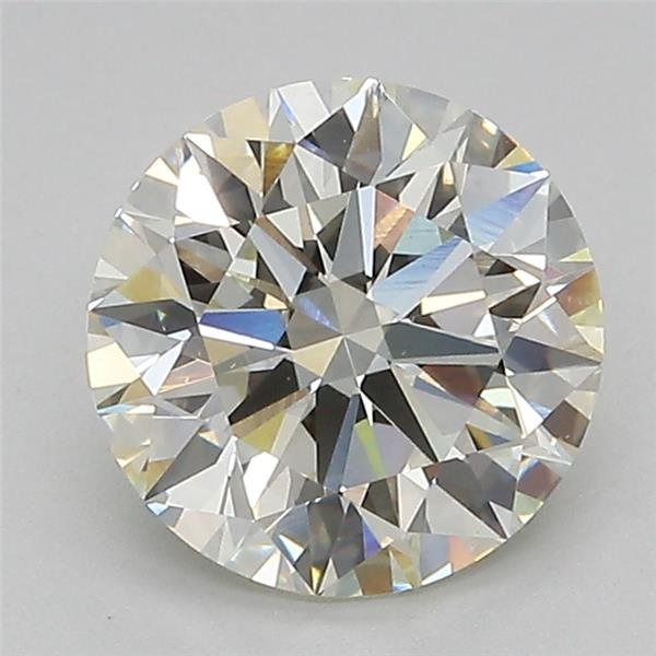 2.18ct J VS1 Rare Carat Ideal Cut Round Lab Grown Diamond