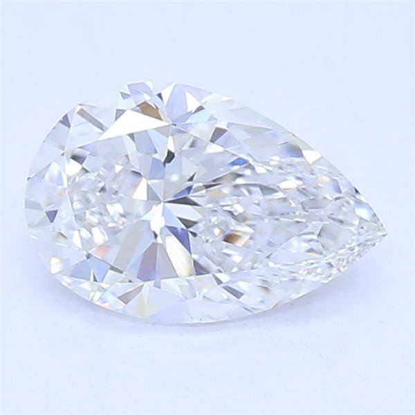 0.51ct D VVS2 Very Good Cut Pear Lab Grown Diamond