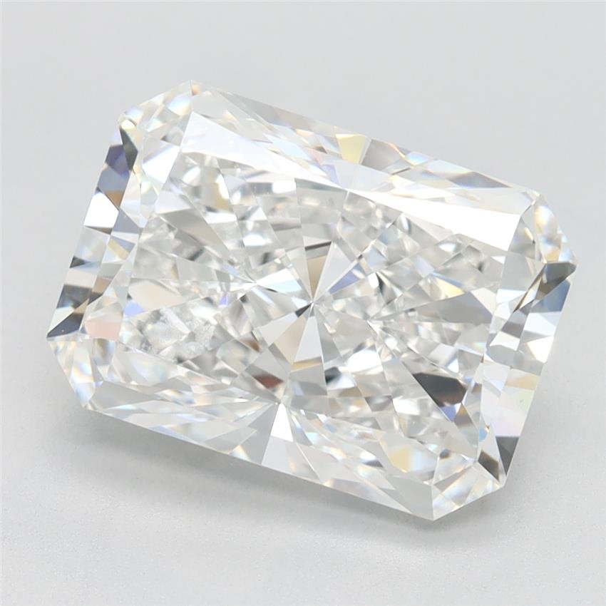 3.93ct F VVS2 Rare Carat Ideal Cut Radiant Lab Grown Diamond