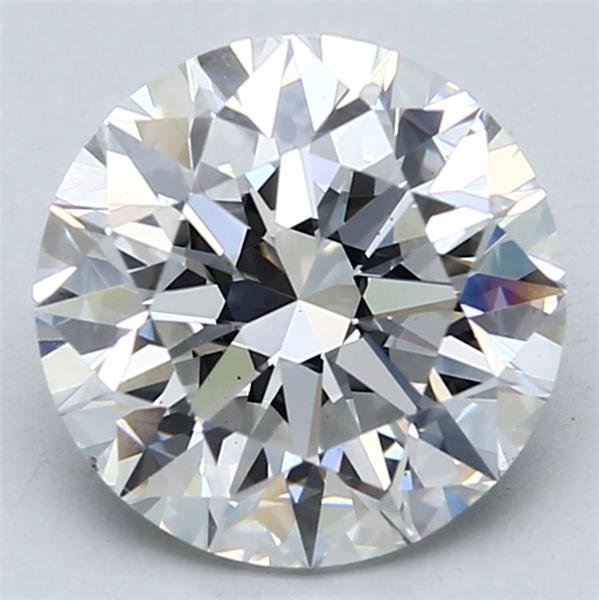 3.02ct E VS2 Excellent Cut Round Lab Grown Diamond
