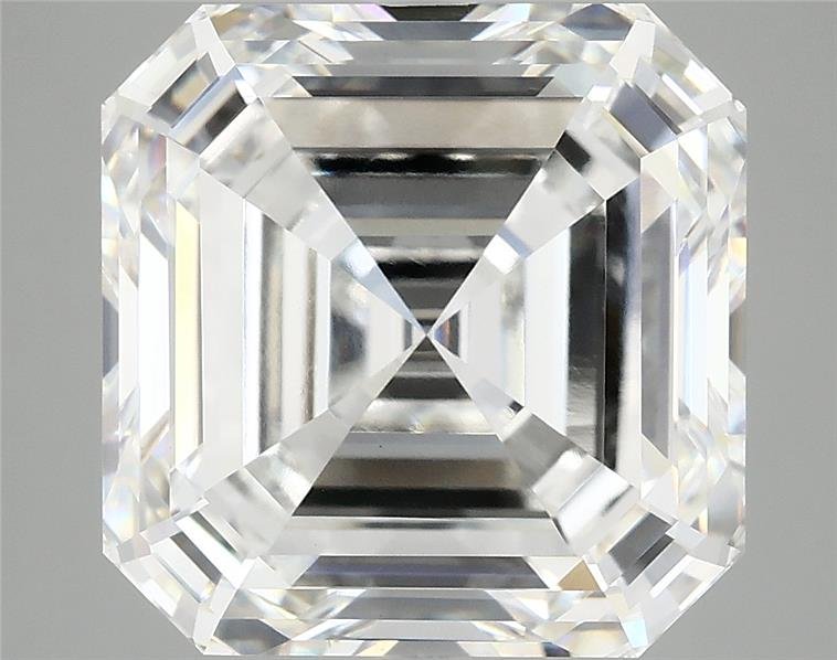 8.12ct F VVS2 Excellent Cut Asscher Lab Grown Diamond