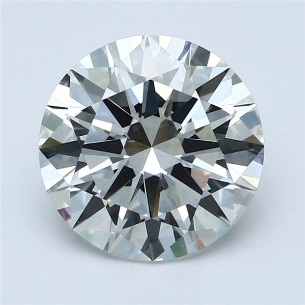 4.01ct F VS1 Excellent Cut Round Lab Grown Diamond