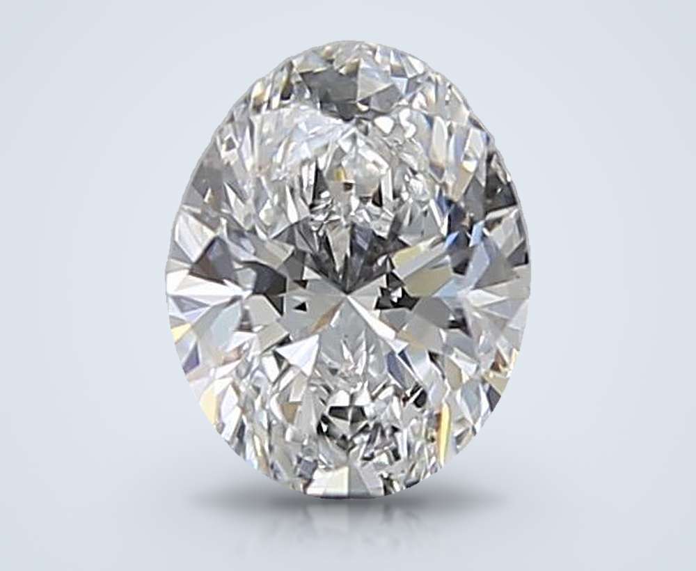 1.00 Carat Oval Lab Diamond
