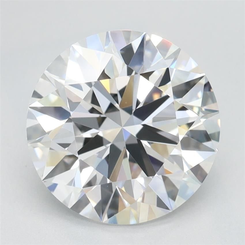 2.51ct D VVS1 Rare Carat Ideal Cut Round Lab Grown Diamond