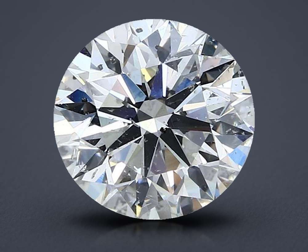 3.80 Carat Round Natural Diamond