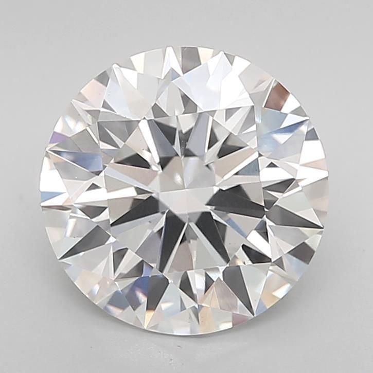 3.05ct F VS1 Rare Carat Ideal Cut Round Lab Grown Diamond