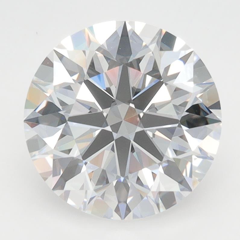 2.76ct D VVS2 Rare Carat Ideal Cut Round Lab Grown Diamond