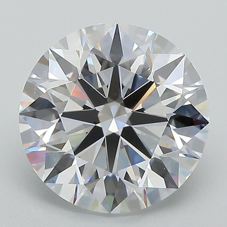 2.89ct E VVS2 Rare Carat Ideal Cut Round Lab Grown Diamond