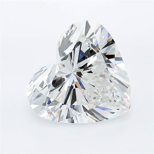 7.03ct F VS1 Rare Carat Ideal Cut Heart Lab Grown Diamond
