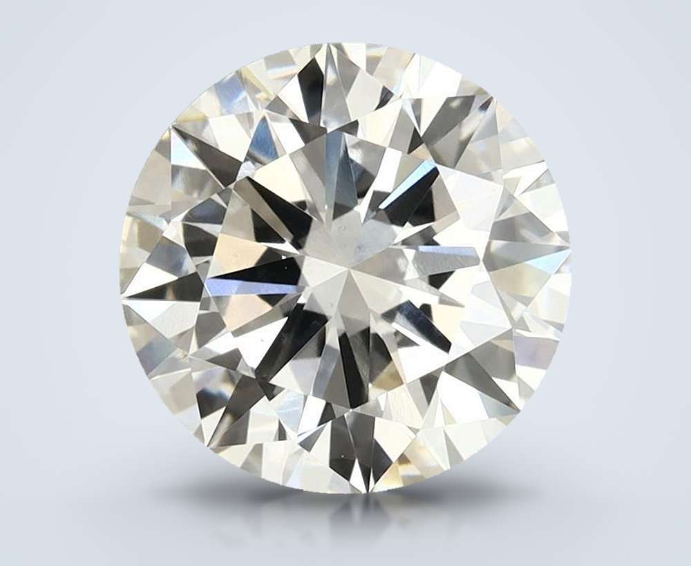 3.88 Carat Round Lab Diamond