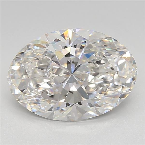 3.04ct G VS1 Rare Carat Ideal Cut Oval Lab Grown Diamond