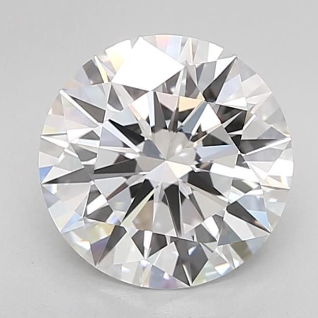 3.09ct D IF Rare Carat Ideal Cut Round Lab Grown Diamond