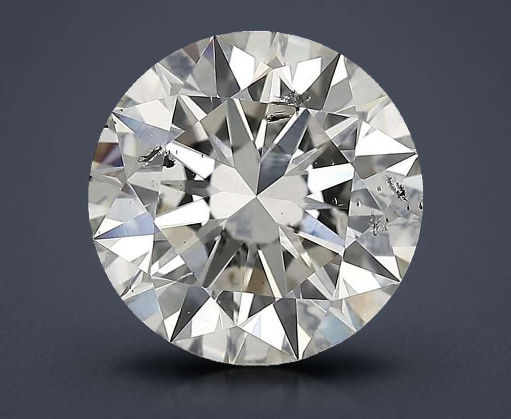 3.00 Carat Round Natural Diamond