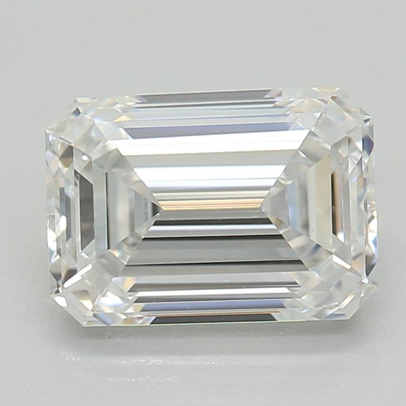 1.08ct D VS1 Rare Carat Ideal Cut Emerald Lab Grown Diamond