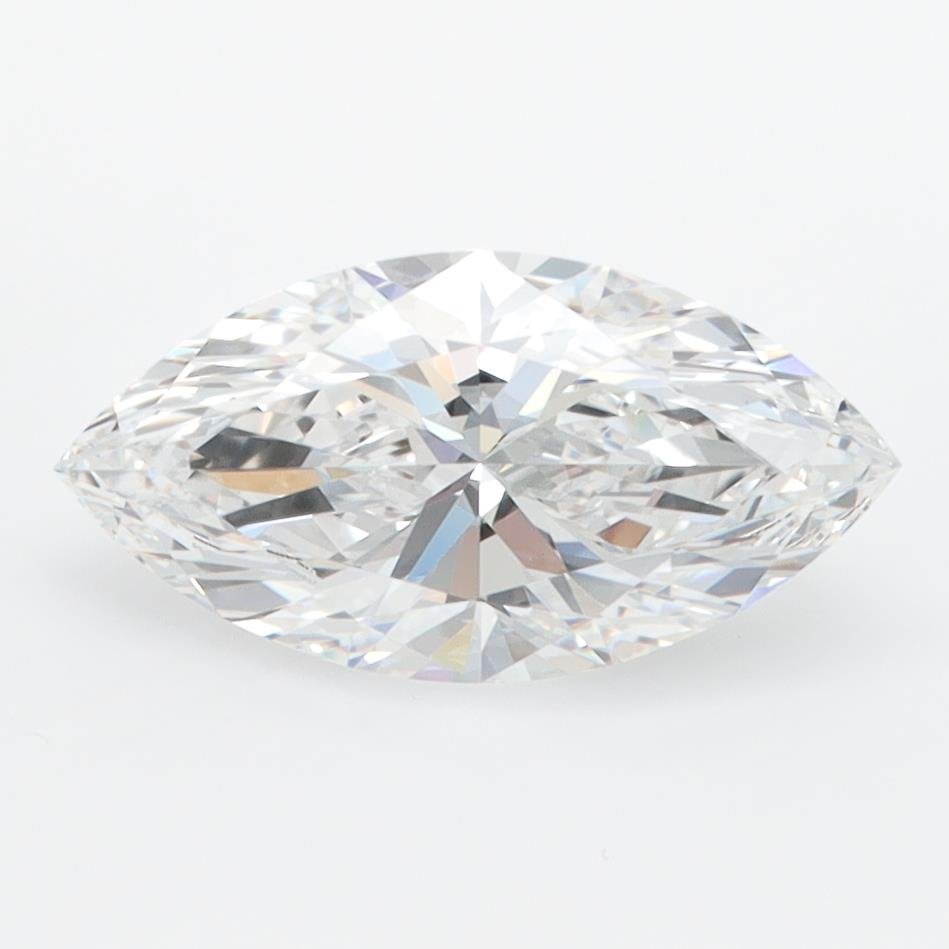 1.50ct D VVS2 Rare Carat Ideal Cut Marquise Lab Grown Diamond