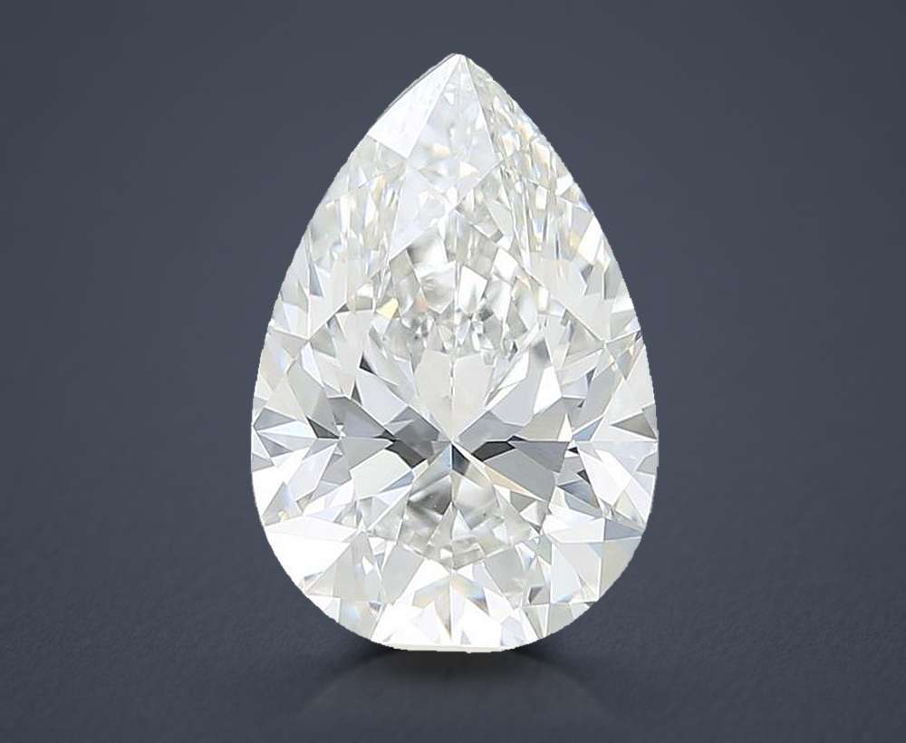 5.36 Carat Pear Lab Diamond