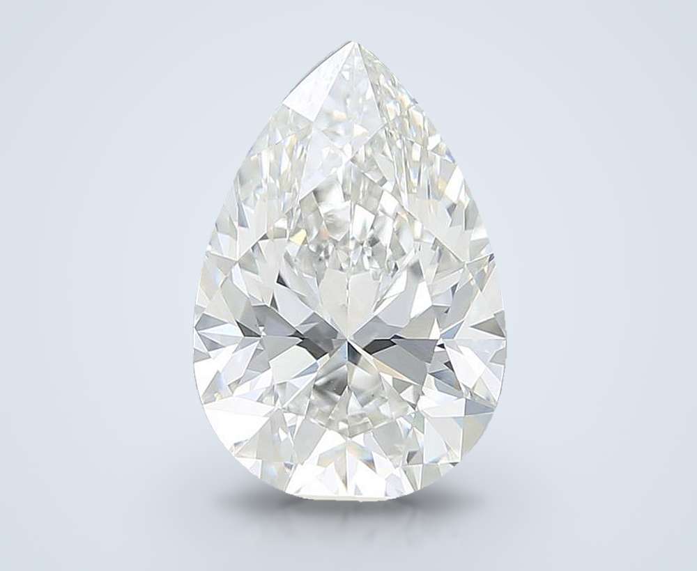 5.36 Carat Pear Lab Diamond