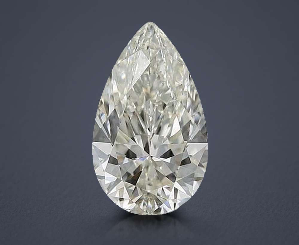 3.06 Carat Pear Natural Diamond