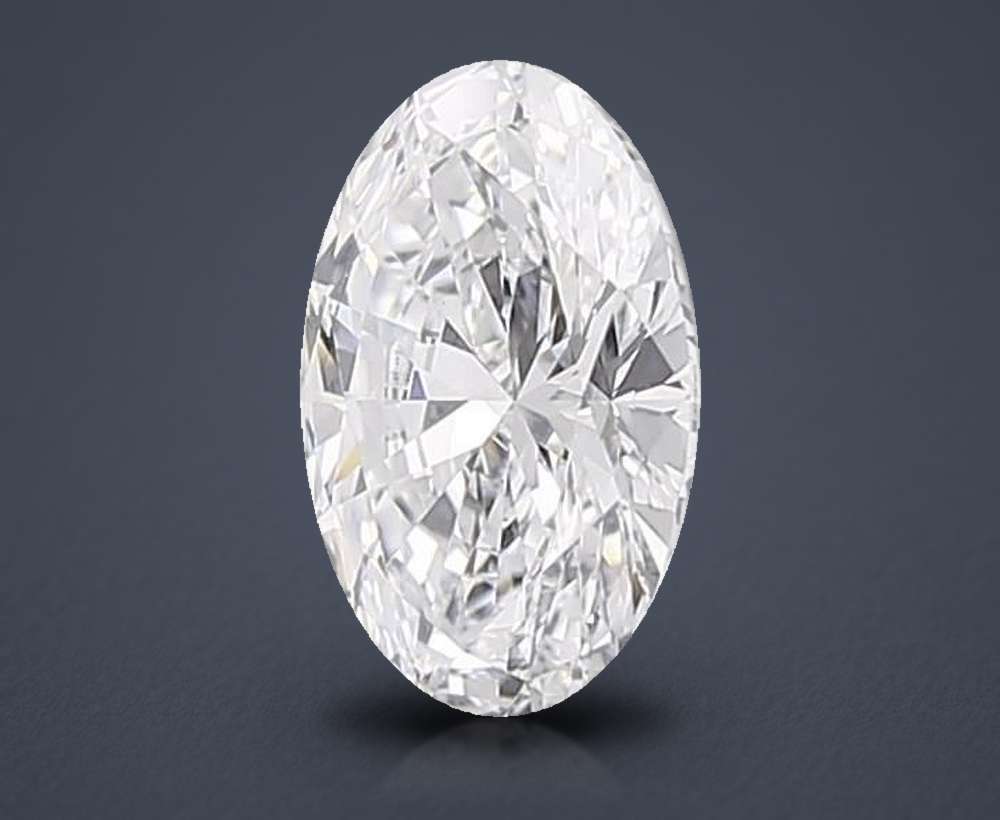 1.00 Carat Oval Lab Diamond
