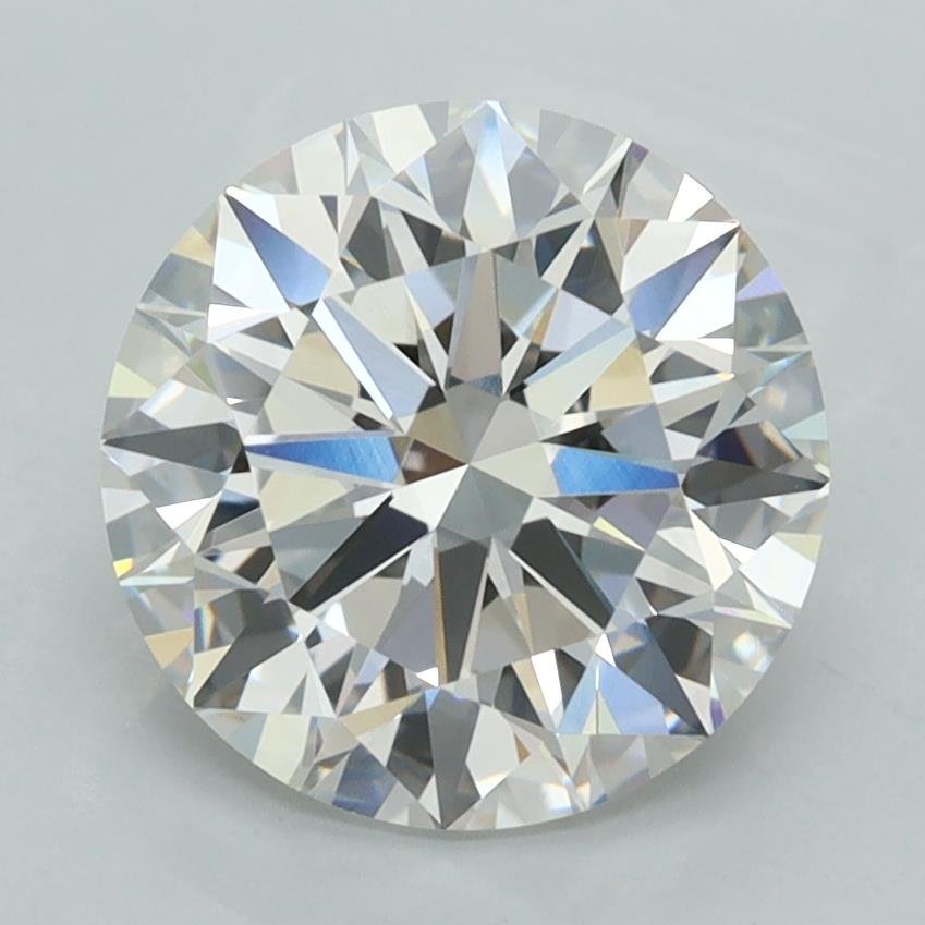 3.04ct F VVS1 Rare Carat Ideal Cut Round Lab Grown Diamond