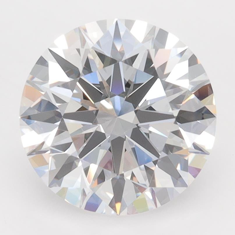 3.04ct D VVS1 Rare Carat Ideal Cut Round Lab Grown Diamond