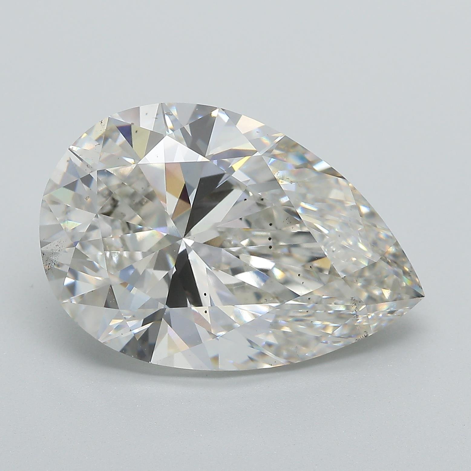 10.10ct G VS2 Rare Carat Ideal Cut Pear Lab Grown Diamond