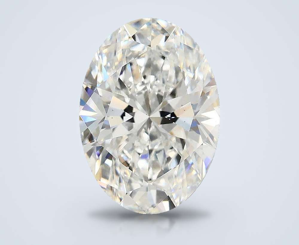 3.83 Carat Oval Lab Diamond