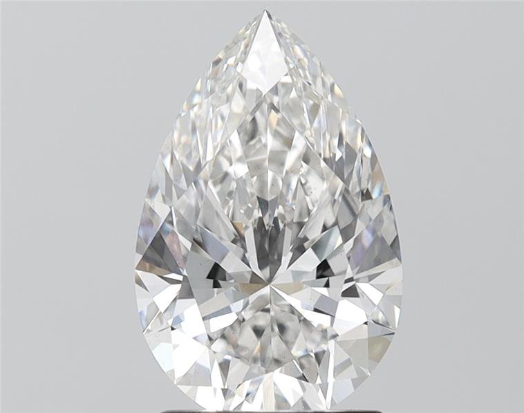 2.65ct G VS1 Rare Carat Ideal Cut Pear Lab Grown Diamond