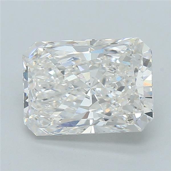 5.04ct G VS2 Rare Carat Ideal Cut Radiant Lab Grown Diamond