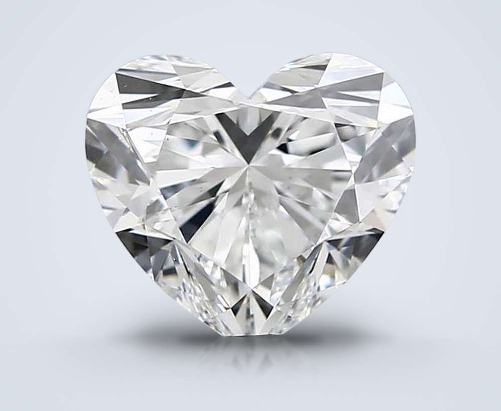 1.71 Carat Heart Natural Diamond