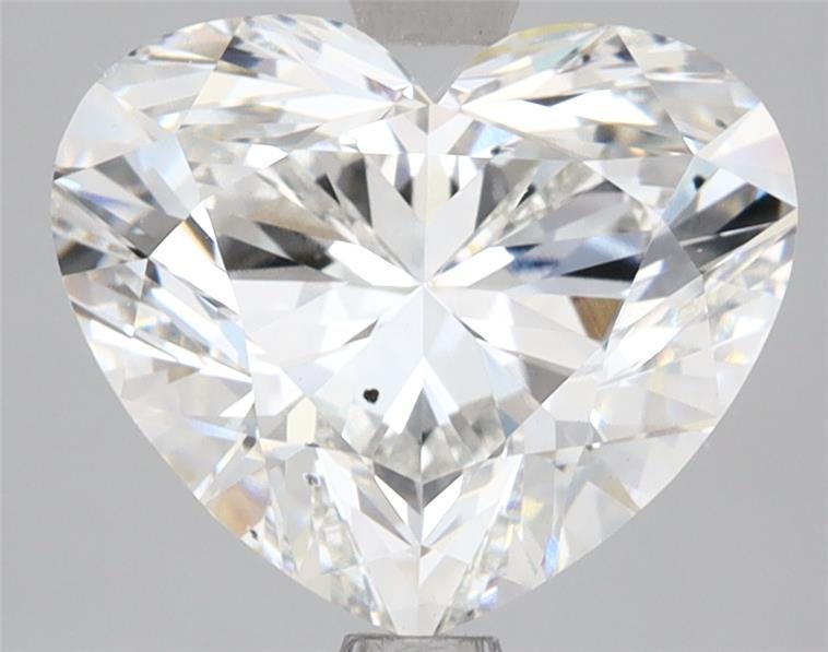 4.28ct G SI1 Rare Carat Ideal Cut Heart Lab Grown Diamond