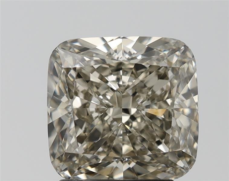 2.59ct K VS1 Rare Carat Ideal Cut Cushion Lab Grown Diamond