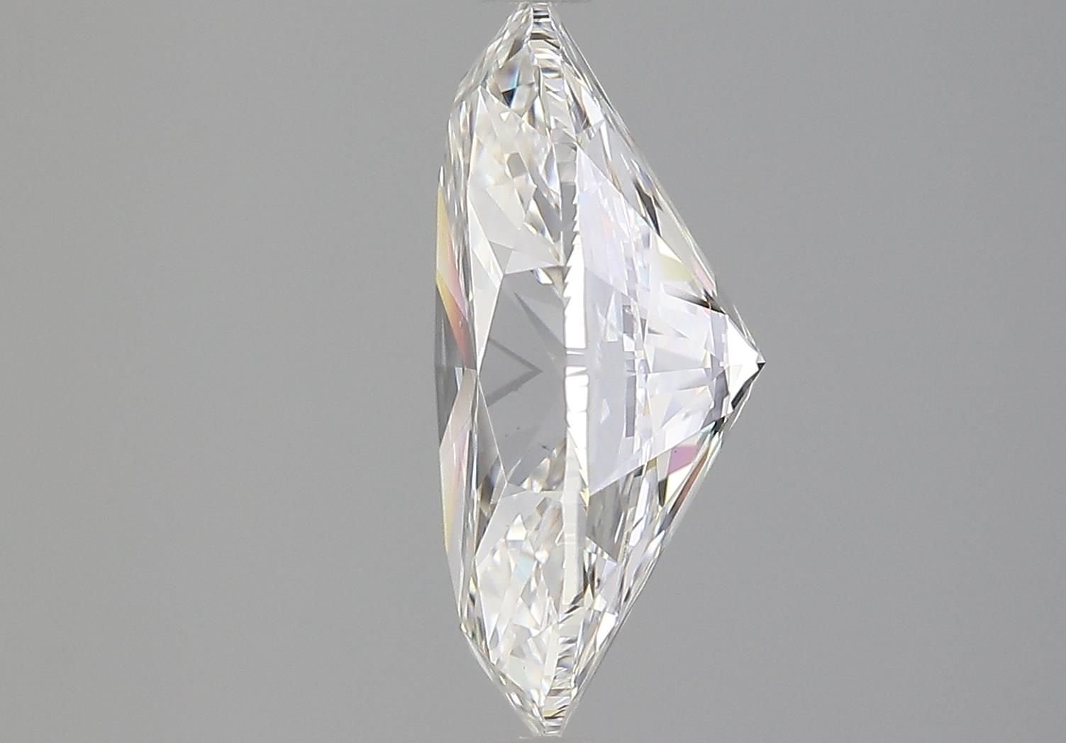 5.55ct F VS2 Rare Carat Ideal Cut Oval Diamond