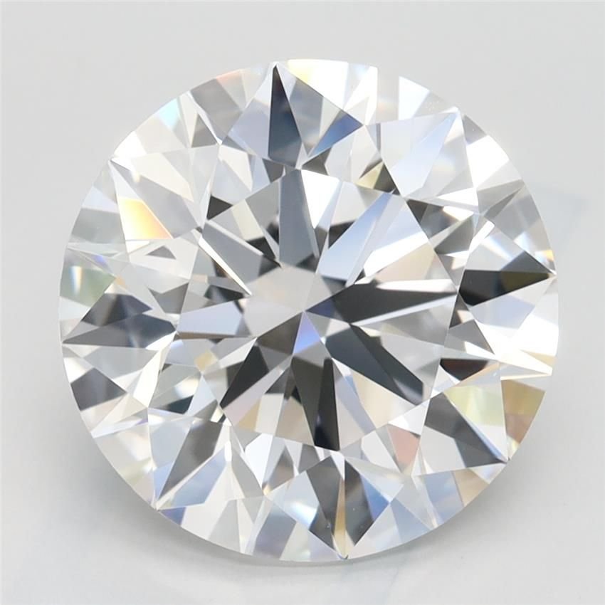 4.46ct D VVS1 Rare Carat Ideal Cut Round Lab Grown Diamond