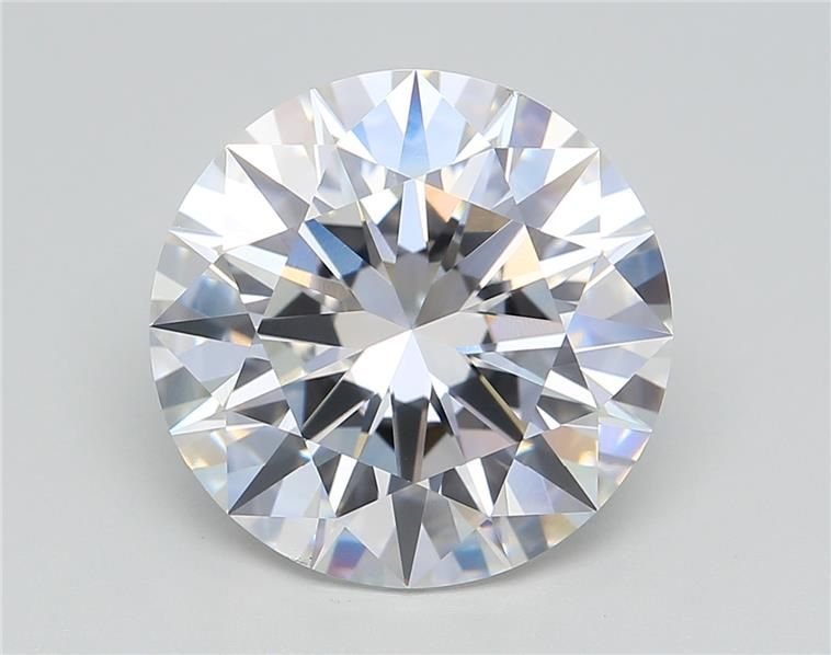 6.82ct F VVS2 Rare Carat Ideal Cut Round Diamond
